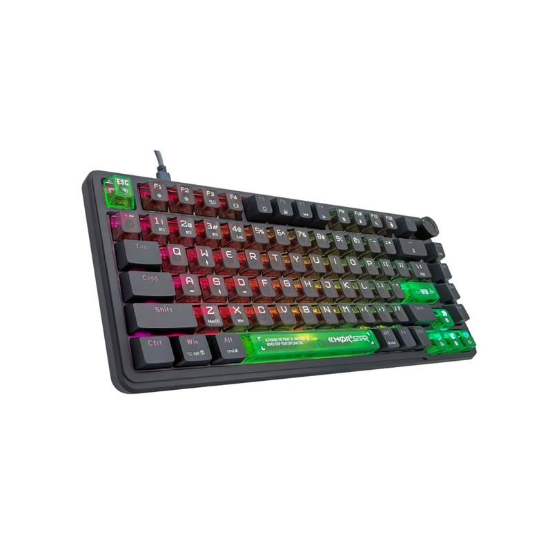 ANEEX EK83B 83-Key RGB Hot-Swap Tri-Mode Mechanical Keyboard with Translucent Keycaps