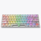 ANEEX BKB610 Ice-Clear Full Transparent Tri-Mode Mechanical Keyboard
