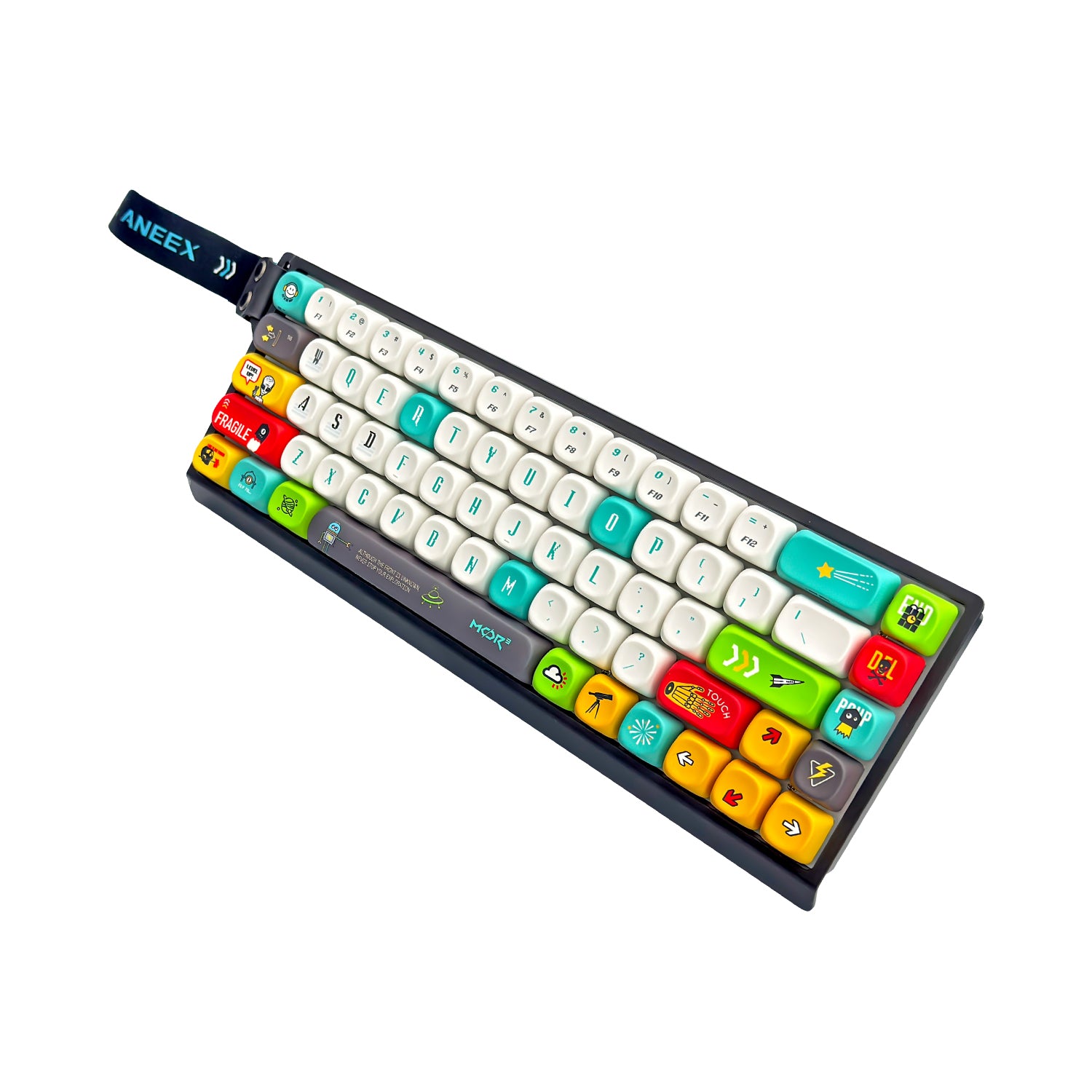 ANEEX EK681 Tri-Mode Wireless Keyboard with Exclusive Streamer Ribbon