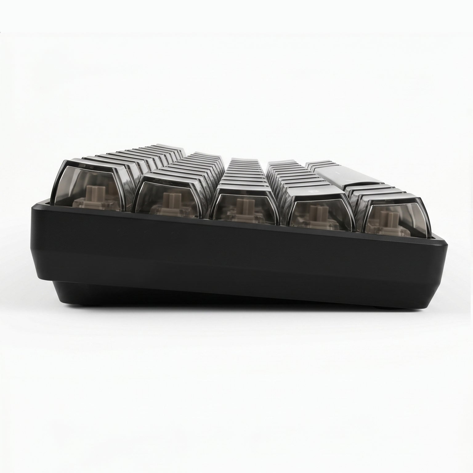 ANEEX BKB610 Ice-Clear Full Transparent Tri-Mode Mechanical Keyboard