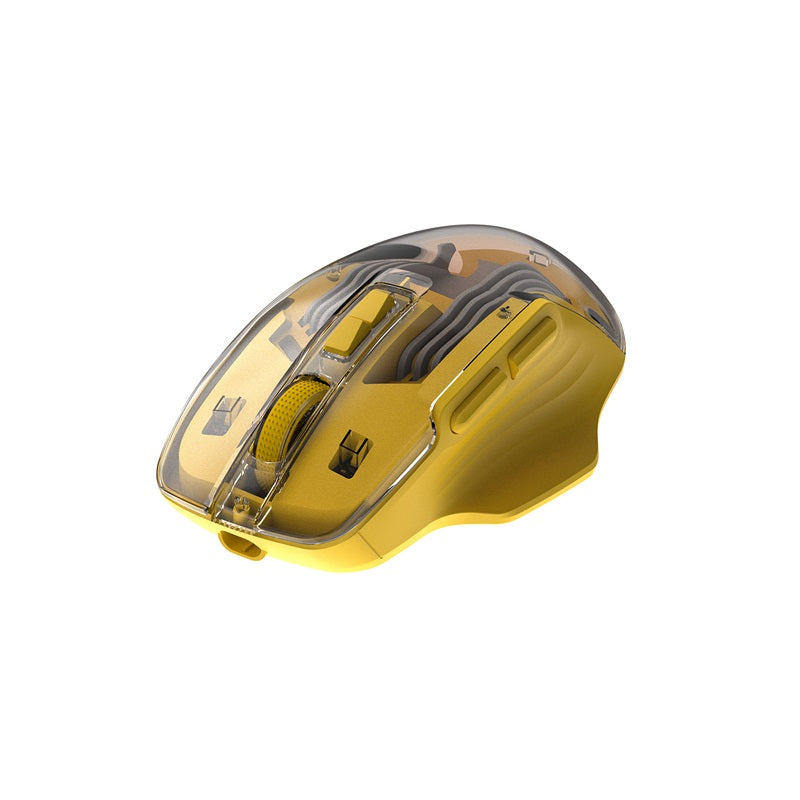 ANEEX EGM36A Tri-Mode RGB Transparent Gaming Mouse with 4000 DPI