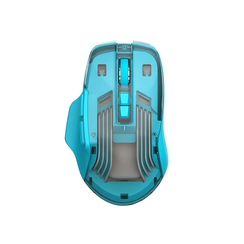 ANEEX EGM36A Tri-Mode RGB Transparent Gaming Mouse with 4000 DPI