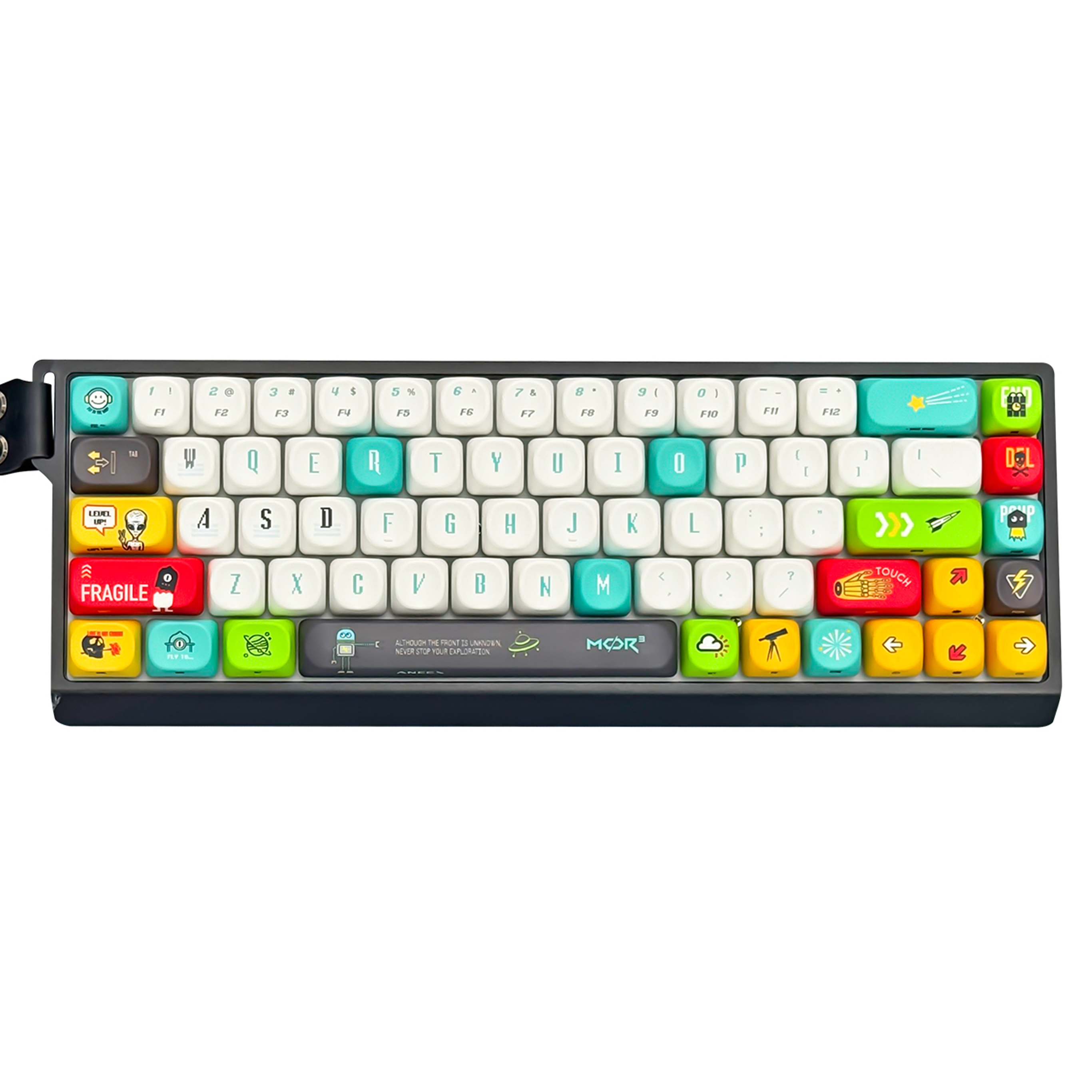 ANEEX EK681 Tri-Mode Wireless Keyboard with Exclusive Streamer Ribbon