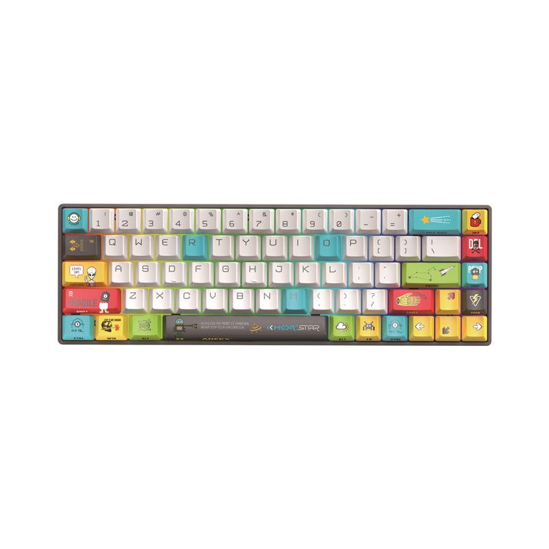 ANEEX KMP04 Wired 4-in-1 Gaming Combo with Mechanical Keyboard, Mouse, Headset & Mouse Pad